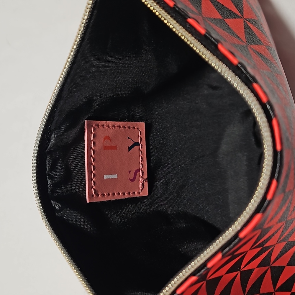 Red and Black Patterned Coin Purse - Picture 4 of 6